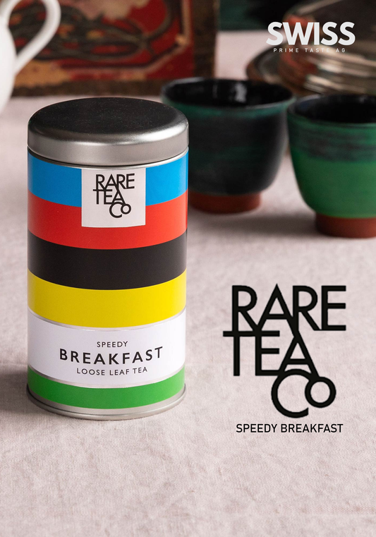 Speedy English Breakfast – Schwarzer Tee, 50 g Dose, Kräftiger Frühstückstee – shrimpshop.ch