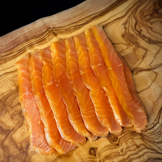 Schottischer Rauchlachs mit Orange & Zitrone, Premium Qualität – shrimpshop.ch