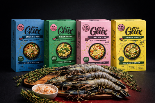 GlüxShrimps Ready to Cook x Wiberg – Premium Seafood – 1,56 kg – shrimpshop.ch