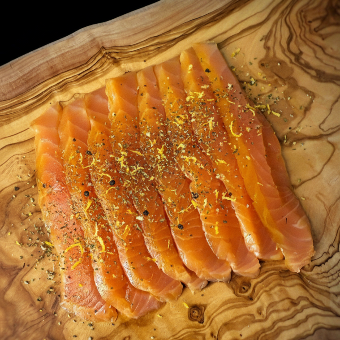 Schottischer Rauchlachs mit Zitronenpfeffer, Premium Qualität – shrimpshop.ch