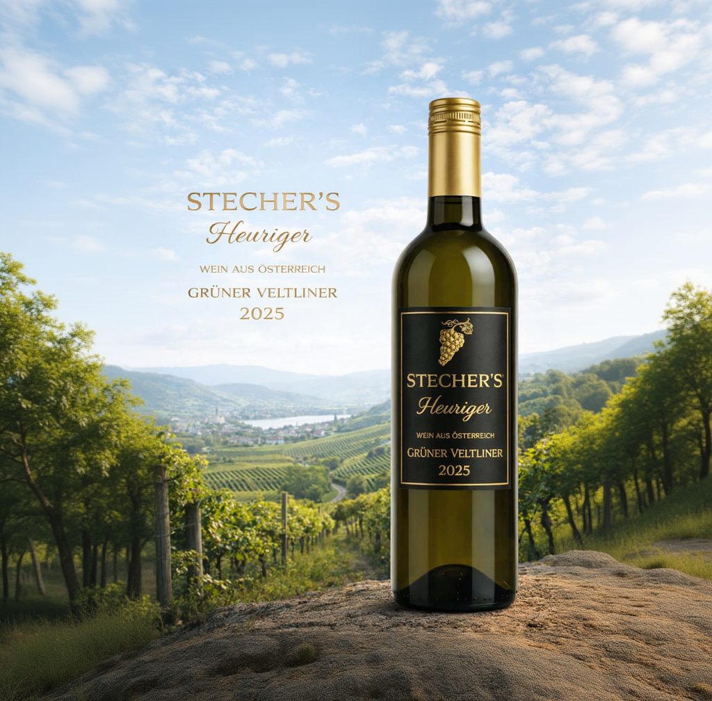 Stecher's Heuriger – Grüner Veltliner 2025 – shrimpshop.ch